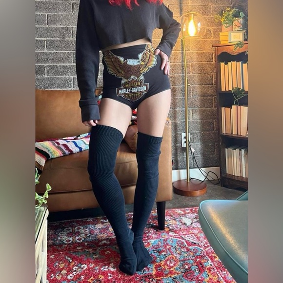 Vintage inspired Harley Davidson shorts - Picture 6 of 6